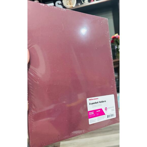 Office Depot- 2 Pocket Folders- 10 count - Picture 2 of 2